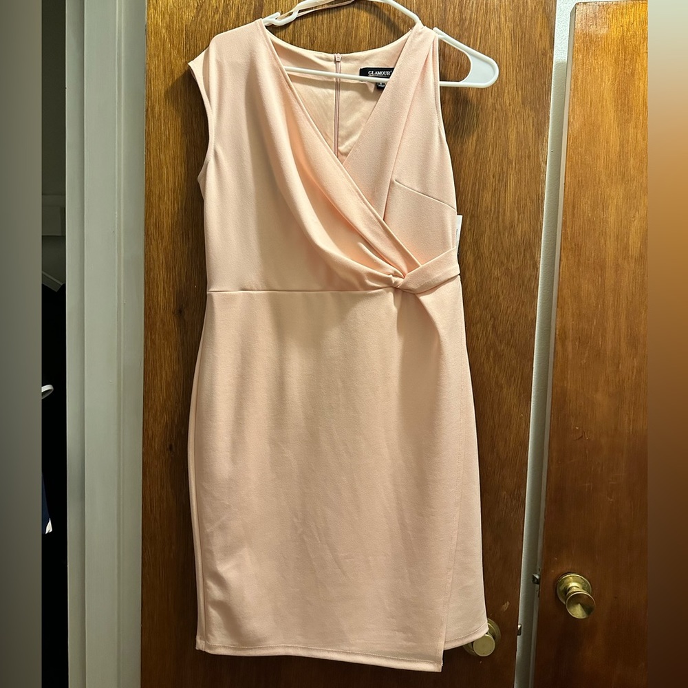Glamour & Co. Dress GSS925 - Light Pink - Size 8